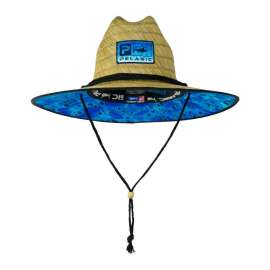 Pelagic Baja Straw Hat Blue Hex